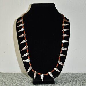 Authentic Native American Heishi Necklace 30"